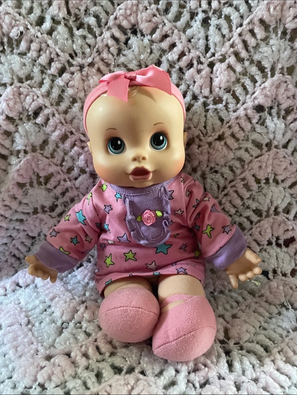 Baby Alive 2007 Soft cloth body battery operated Doll